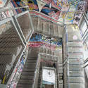 7086   Interior staircase grafitti Kunsthaus Tacheles