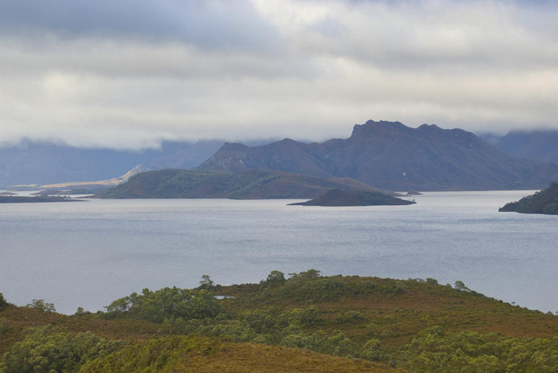 lake pedder in the tasmanian wilderness