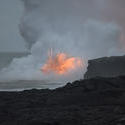 5524   Kalapana Errupting Lava