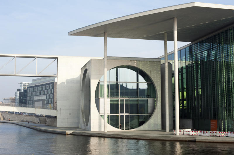 Marie-elisabeth-luders house, Berlin, a modern building on Federal Row which houses the Reichstag parliamentary library and archive