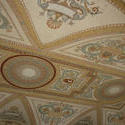 6689   Beautiful inlaid mosaic ceiling