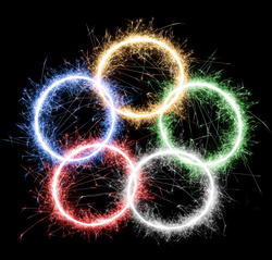 5733   olympic fireworks ring