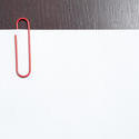 5393   Paperclip on document with border