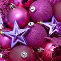 6824   Pink and purple Christmas