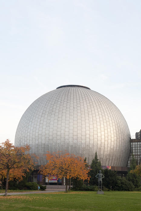 The ultra modern and iconic Zeiss Planetarium building in Berlin, Germany