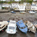 7313   Polperro fishing boats, Cornwall