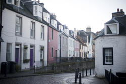 7170   Cobbled street in Queensferry, Scotland