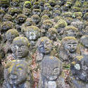 6098   Otagi Nenbutsu ji stone figures