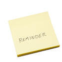 5369   Handwritten reminder note