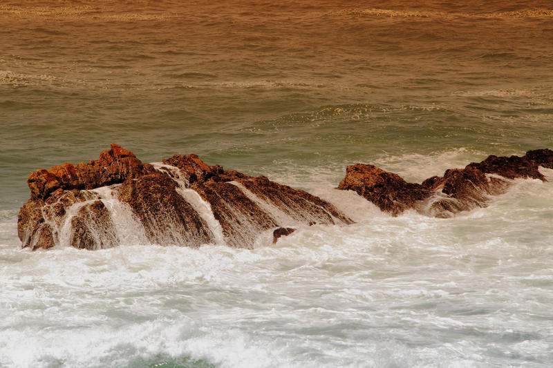 Kirinda sea . seen from Bundala national park, srilanka