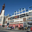 7683   Busy street scene in Blackpool