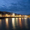7326   Twilight view of St Ives waterfront
