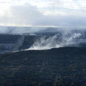 5537   smoking volcanic landscape