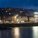 7333   St Ives harbour at night