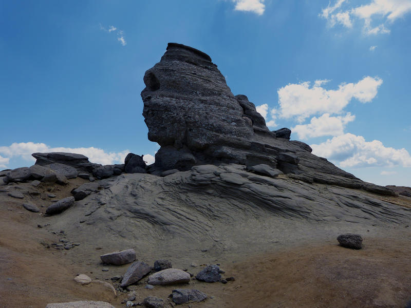 <p>The Sphinx from Bucegi, geomorphology</p>The Sphinx from Bucegi