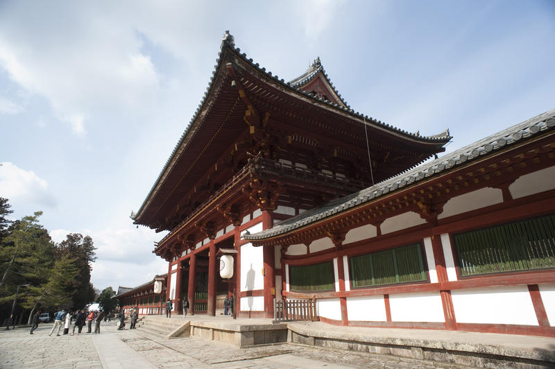 the middle gate to the Todai-ji temple, Nara, Japan