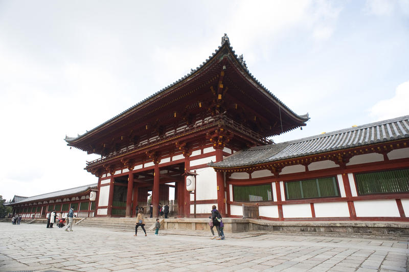 TÅdai-ji middle gate, Nara, Japan