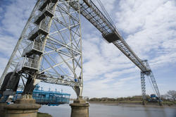 7599   Gondola on the Transporter Bridge at Newport