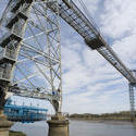 7599   Gondola on the Transporter Bridge at Newport