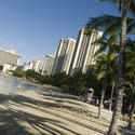 5497   Waikiki beach angled