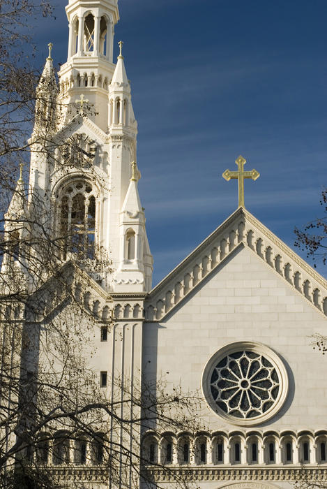 cathredral of saints peter and paul, washington square, san francisco