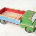 6797   Worn vintage toy truck