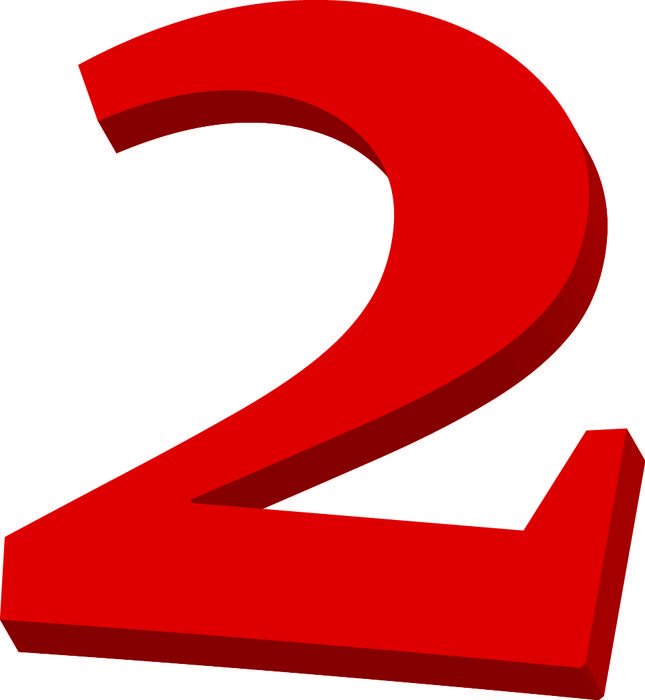 <p>Illustrated number 2 in red colours. <br />
For use in presentations with other numbers for highlighting keypoints and facts.</p>
<p>See the full set of 12 on my profile page on this site.</p>