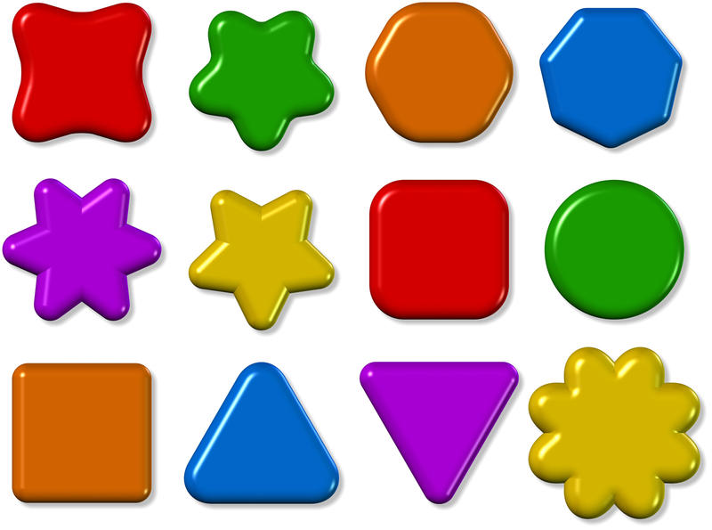 <p>3d shape icons.</p>
