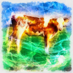 8981   abstract cow