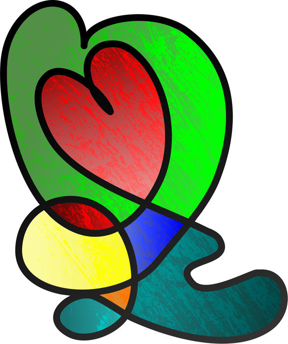 <p>Digital doodle shape.</p>