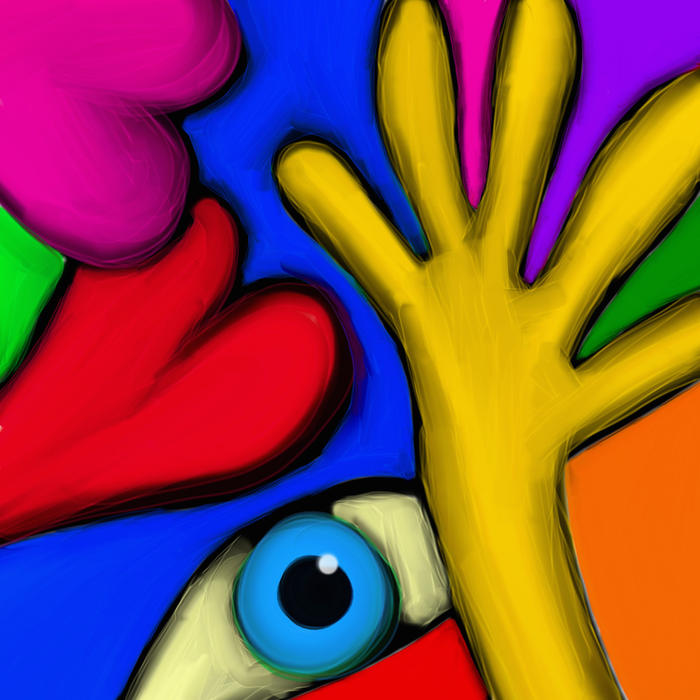 <p>Abstract painting clip art illustration.</p>