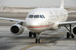 11142   Aeroplane standing on the apron