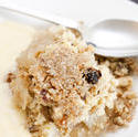 8476   Spicy apple crumble and custard