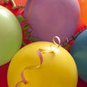 11397   Party background of colorful balloons and streamer