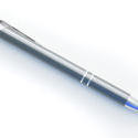 10799   Gray Ballpoint Pen Isolated on White Background