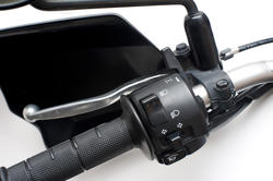 11128   Brake lever on a motorbike