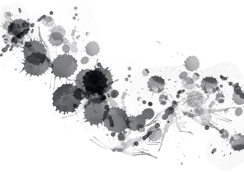 <p>Black paint splats background texture.</p>
