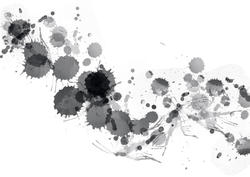 9526   black paint splats