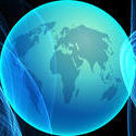 9272   blue globe banner