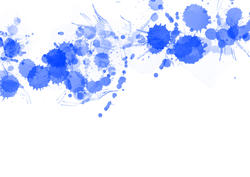 9527   blue paint splats