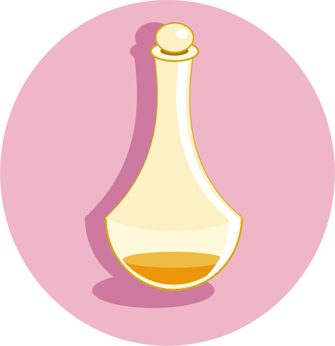 <p>Perfume bottle clip art illustration.</p>
