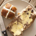 11776   Fresh buttered hot cross bun