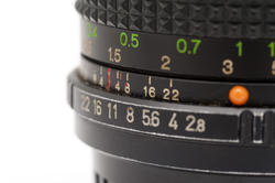 11089   Old Black Camera Lens