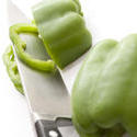 11778   Slices of fresh green capsicum