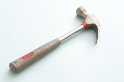 10785   Metal claw hammer on white