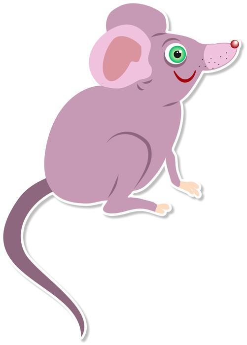 <p>Cartoon mouse illustration.</p>
