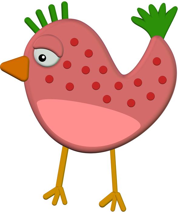 <p>Cartoon chicken bird.</p>