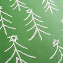 11564   Hand Drawn Christmas Trees in Chalk on Green