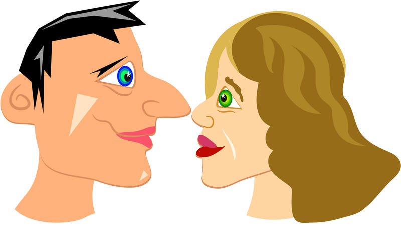 <p>Couple in love clipart illustration.</p>