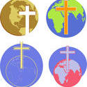 9830   cross globe icons